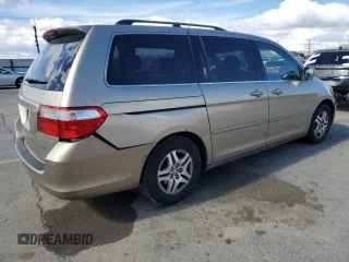 2005 Honda Odyssey EX with VIN 5FNRL38495B400655, listed as a Copart auction lot 49231485 with 0 mi miles and Salvage Title. Bid and sale history available at carsss.com. Image 3.