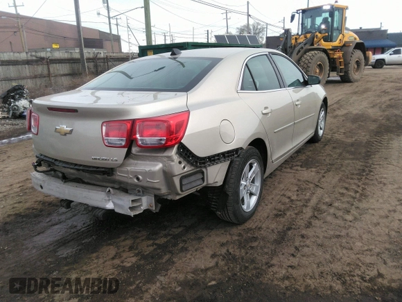 2014 Chevrolet Malibu LS with VIN 1G11B5SL3EF111769, listed as a IAAI auction lot 41485191 with 21,638 mi miles and . Bid and sale history available at DreamBid. Image 4.