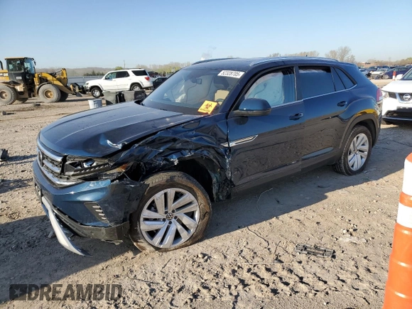 2023 Volkswagen Atlas SE z VIN 1V2KE2CAXPC219646, wystawiony jako Copart lot #52328705 z przebiegiem Nie podano mil oraz Szkoda całkowita • Salvage title. Historia ofert i sprzedaży dostępna na DreamBid. Obrazek 1.