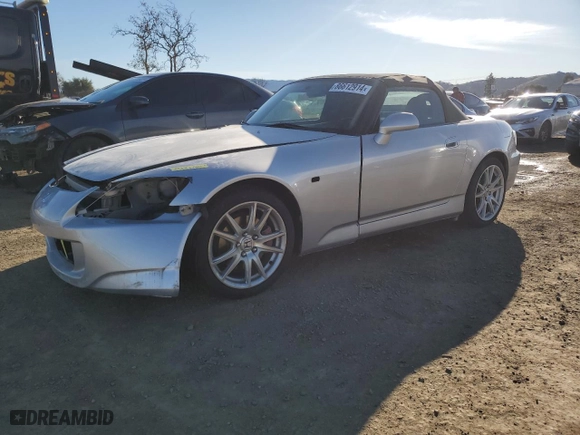 2004 Honda S2000 with VIN JHMAP21494S001170, listed as a Copart auction lot 86612914 with NaN miles and Clean Title. Bid and sale history available at carsss.com. Image 1.