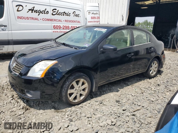 2008 Nissan Sentra S with VIN 3N1AB61E18L699314, listed as a Copart auction lot 62809975 with 193,039 mi miles and Salvage title. Bid and sale history available at DreamBid. Image 1.