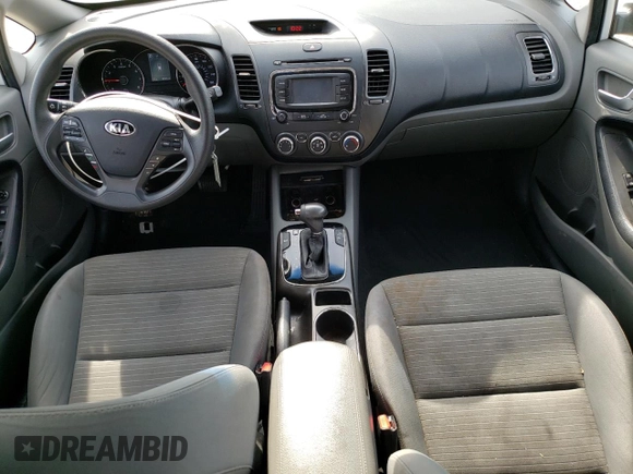 2017 Kia Forte LX with VIN 3KPFL4A70HE065907, listed as a Copart auction lot 48483875 with 65,441 mi miles and Non Repairable. Bid and sale history available at DreamBid. Image 8.