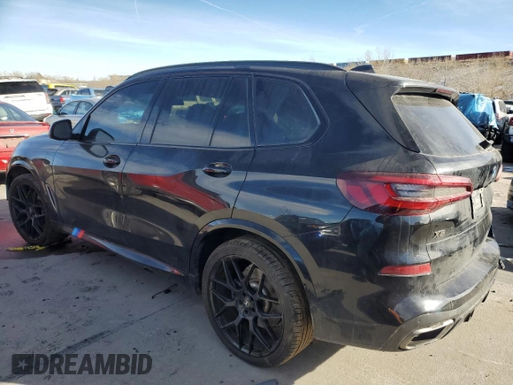 2021 BMW X5 M50i with VIN 5UXJU4C01M9F13949, listed as a Copart auction lot 84485564 with 0 mi miles and Salvage Title. Bid and sale history available at carsss.com. Image 2.