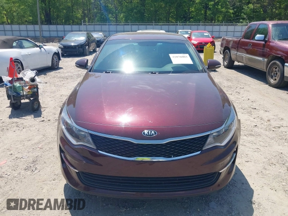 2018 Kia Optima LX with VIN 5XXGT4L39JG259153, listed as a IAAI auction lot 42076003 with 191,321 mi miles and . Bid and sale history available at DreamBid. Image 12.