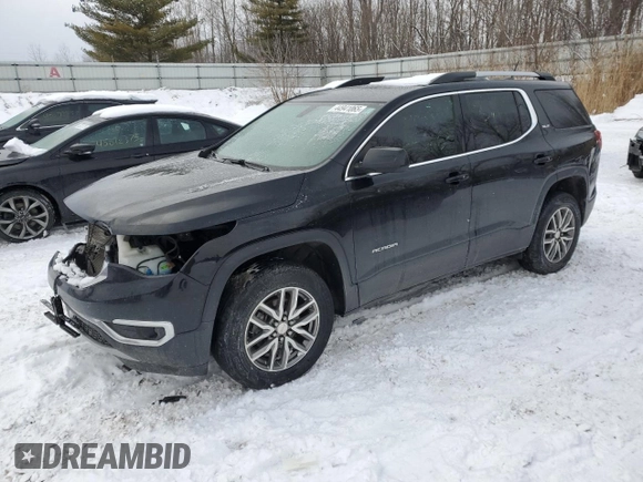 2019 GMC Acadia SLE with VIN 1GKKNSLA5KZ280852, listed as a Copart auction lot 44941065 with 107,208 mi miles and Clean Title. Bid and sale history available at DreamBid. Image 1.