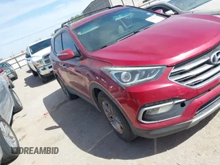 2018 Hyundai Santa Fe Sport 2.4L with VIN 5XYZU3LBXJG532605, listed as a IAAI auction lot 41823614 with 91,685 mi miles. Bid and sale history available at carsss.com. Image 1.