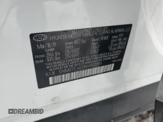 2019 Hyundai Santa Fe SE with VIN 5NMS2CAD9KH102793, listed as a Copart auction lot 43292245 with 160,903 mi miles and Salvage Title. Bid and sale history available at DreamBid. Image 14.