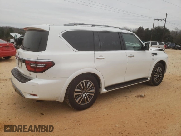 2022 Nissan Armada SL with VIN JN8AY2BB3N9812729, listed as a Copart auction lot 89192285 with 66,915 mi miles and Salvage Title. Bid and sale history available at carsss.com. Image 3.