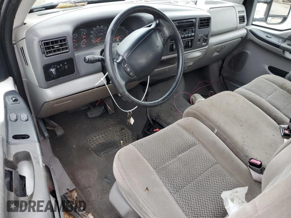 2001 Ford Super Duty F-250 XL with VIN 1FTNX21L81EA44788, listed as a Copart auction lot 74991624 with 131,083 mi miles and Clean Title. Bid and sale history available at carsss.com. Image 8.