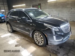 2017 Cadillac XT5 Platinum AWD with VIN 1GYKNFRS2HZ127285, listed as a Copart auction lot 83945154 with 93,191 mi miles and Salvage Title. Bid and sale history available at carsss.com. Image 4.