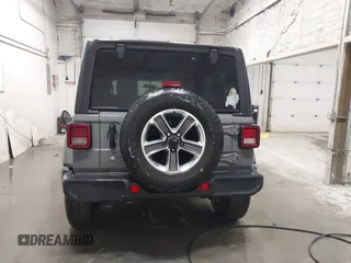 2019 Jeep Wrangler Unlimited Sahara with VIN 1C4HJXEG9KW656454, listed as a IAAI auction lot 41648236 with 75,403 mi miles and . Bid and sale history available at DreamBid. Image 17.