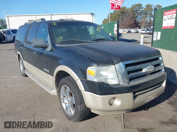 2008 Ford Expedition EL Eddie Bauer with VIN 1FMFK18518LA10925, listed as a IAAI auction lot 41545463 with 59,738 mi miles. Bid and sale history available at carsss.com. Image 1.
