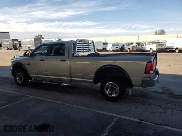 2010 Dodge Ram 2500 SLT with VIN 3D7UT2CL0AG181176, listed as a Copart auction lot 46185755 with 209,126 mi miles and Salvage Title. Bid and sale history available at carsss.com. Image 2.