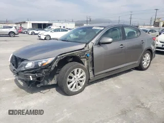 2015 Kia Optima EX with VIN 5XXGN4A78FG357176, listed as a Copart auction lot 52031985 with 99,372 mi miles and Salvage Title. Bid and sale history available at carsss.com. Image 1.
