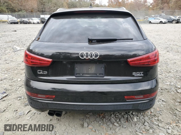 2017 Audi Q3 Prestige with VIN WA1GCCFS0HR016488, listed as a Copart auction lot 78816884 with 122,223 mi miles and Salvage Title. Bid and sale history available at carsss.com. Image 6.