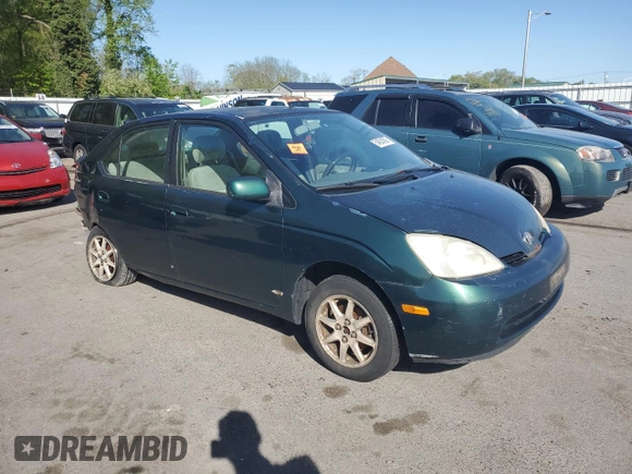2001 Toyota Prius with VIN JT2BK12U310028135, listed as a Copart auction lot 54624505 with Not Provided miles and Salvage Title. Bid and sale history available at DreamBid. Image 4.