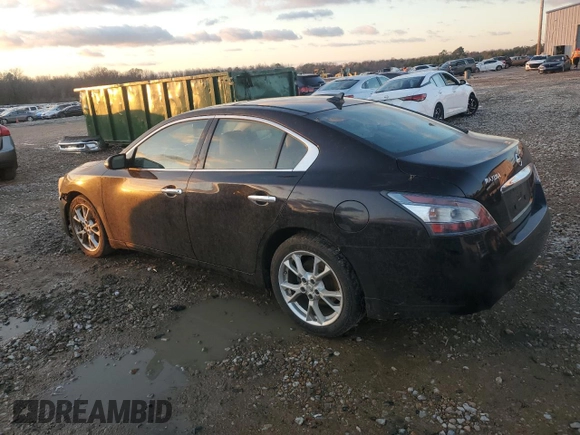 2014 Nissan Maxima S with VIN 1N4AA5AP7EC489860, listed as a Copart auction lot 85394734 with 118,274 mi miles and Salvage Title. Bid and sale history available at DreamBid. Image 2.