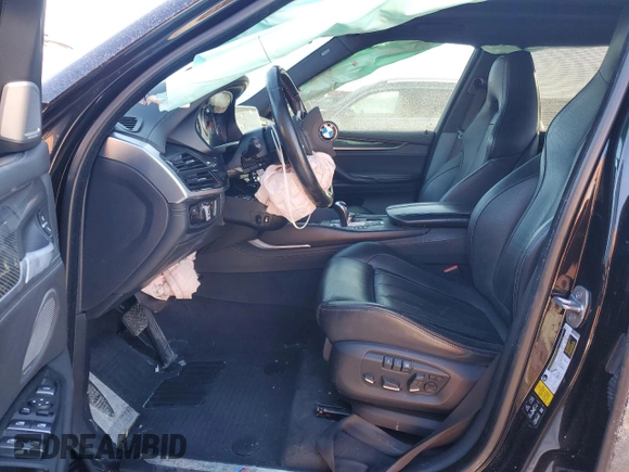 2018 BMW X5 M with VIN 5YMKT6C54J0Y83460, listed as a Copart auction lot 46113245 with 58,657 mi miles and Salvage Title. Bid and sale history available at carsss.com. Image 7.