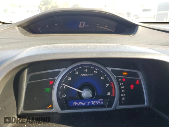 2010 Honda Civic Cpe LX with VIN 2HGFG1B67AH527237, listed as a Copart auction lot 71032914 with 184,842 mi miles and Salvage Title. Bid and sale history available at carsss.com. Image 9.
