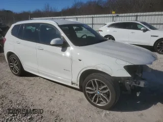 2016 BMW X3 xDrive28i with VIN 5UXWX9C52G0D71402, listed as a Copart auction lot 46885385 with 132,973 mi miles and Salvage Title. Bid and sale history available at carsss.com. Image 4.