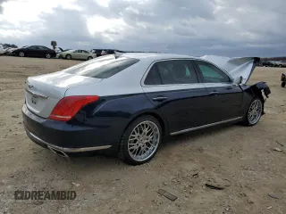 2018 Genesis G90 Premium with VIN KMHG34JA3JU047470, listed as a Copart auction lot 44661694 with Not Provided miles and . Bid and sale history available at carsss.com. Image 3.