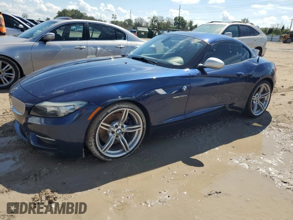 2011 BMW Z4 sDrive35is with VIN WBALM1C56BE393858, listed as a Copart auction lot 74249954 with Not provided miles and Salvage title. Bid and sale history available at DreamBid. Image 1.