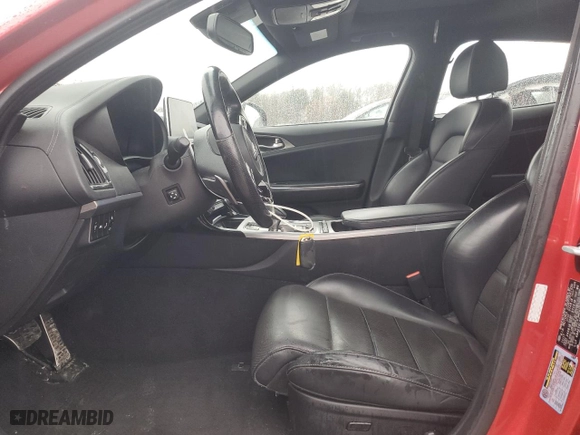 2018 Kia Stinger GT2 with VIN KNAE55LC9J6016039, listed as a Copart auction lot 45287895 with 67,188 mi miles and Salvage Title. Bid and sale history available at carsss.com. Image 7.