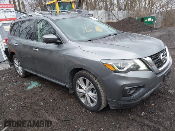 2018 Nissan Pathfinder SL with VIN 5N1DR2MM9JC621801, listed as a IAAI auction lot 41924143 with 80,325 mi miles and . Bid and sale history available at DreamBid. Image 1.