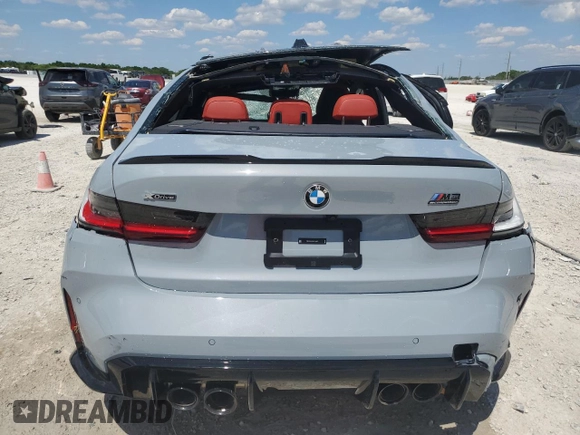 2025 BMW M3 Competition xDrive z VIN WBS33HJ0XSFT68891, wystawiony jako Copart lot #50525675 z przebiegiem Nie podano mil oraz Nie do naprawy • Non repairable. Historia ofert i sprzedaży dostępna na DreamBid. Obrazek 6.