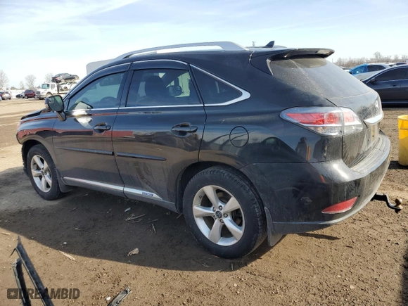 2013 Lexus RX 450h with VIN JTJBC1BAXD2052545, listed as a Copart auction lot 48685015 with 171,680 mi miles and Salvage Title. Bid and sale history available at carsss.com. Image 2.