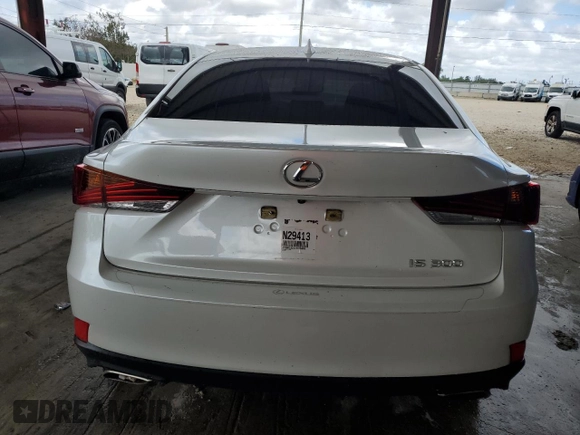 2020 Lexus IS 300 with VIN JTHAA1D21L5105655, listed as a Copart auction lot 79136904 with 47,111 mi miles and Non repairable. Bid and sale history available at DreamBid. Image 6.