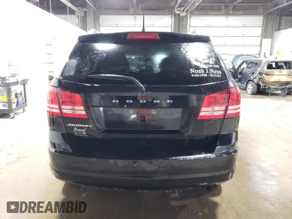 2017 Dodge Journey SE z VIN 3C4PDCAB6HT582608, wystawiony jako Copart lot #59996055 z przebiegiem 170 742 mil mil oraz Czysty tytuł • Clean title. Historia ofert i sprzedaży dostępna na DreamBid. Obrazek 6.