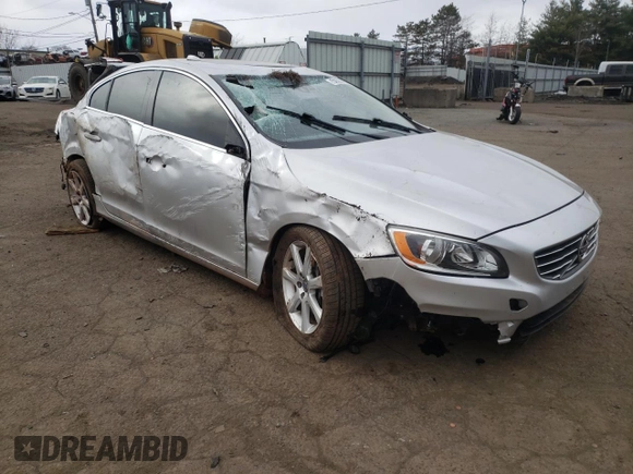 2016 Volvo S60 T5 Premier with VIN YV1612TK2G2399423, listed as a Copart auction lot 50554245 with 0 mi miles and Salvage Title. Bid and sale history available at carsss.com. Image 4.