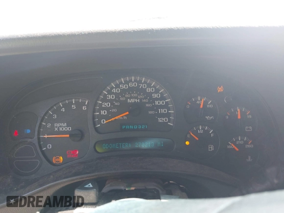 2003 Chevrolet Tahoe LS with VIN 1GNEC13Z13J117508, listed as a IAAI auction lot 42654839 with 270,213 mi miles and . Bid and sale history available at DreamBid. Image 7.
