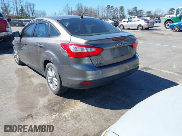 2012 Ford Focus SE with VIN 1FAHP3F23CL287402, listed as a IAAI auction lot 41814364 with 181,686 mi miles. Bid and sale history available at carsss.com. Image 3.