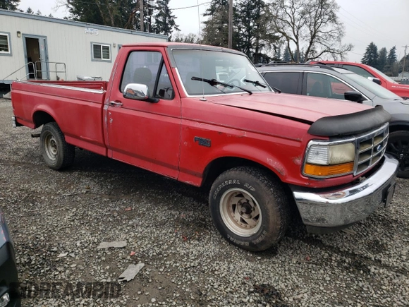 1992 Ford F-150 with VIN 1FTEF15H4NPA80362, listed as a Copart auction lot 87973455 with 0 mi miles and Clean Title. Bid and sale history available at carsss.com. Image 4.