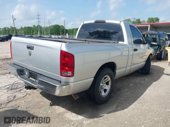 2005 Dodge 1500 ST with VIN 1D7HA16K05J615492, listed as a IAAI auction lot 41937074 with 153,423 mi miles. Bid and sale history available at carsss.com. Image 4.