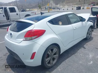 2013 Hyundai Veloster w/Black Int with VIN KMHTC6ADXDU100979, listed as a IAAI auction lot 42369224 with Not provided miles and . Bid and sale history available at DreamBid. Image 4.