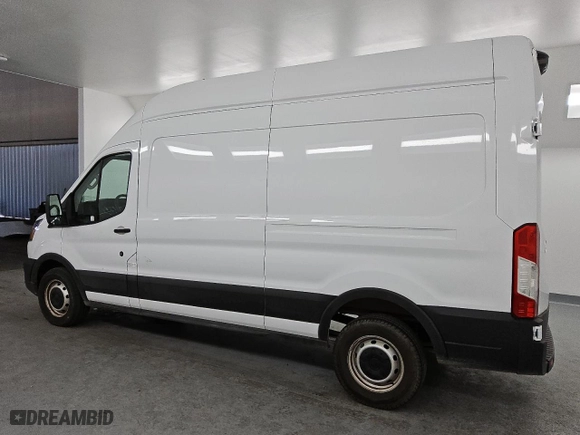 2023 Ford Transit Cargo Van with VIN 1FTBR1X8XPKB01724, listed as a Copart auction lot 43828525 with 39,657 mi miles and Clean Title. Bid and sale history available at carsss.com. Image 2.
