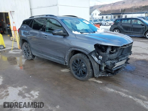 2020 GMC Terrain SLE with VIN 3GKALTEV6LL227822, listed as a IAAI auction lot 41330529 with 31,833 mi miles. Bid and sale history available at carsss.com. Image 1.