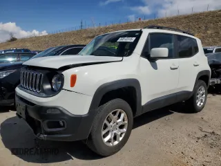 2017 Jeep Renegade Latitude with VIN ZACCJBBBXHPG58578, listed as a Copart auction lot 50812315 with 37,886 mi miles and Salvage title. Bid and sale history available at DreamBid. Image 1.