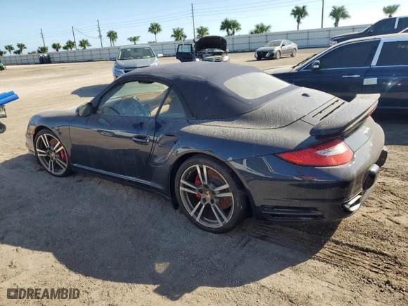 2010 Porsche 911 Turbo S with VIN WP0CD2A98AS773203, listed as a Copart auction lot 74502234 with 0 mi miles and Non Repairable. Bid and sale history available at carsss.com. Image 2.