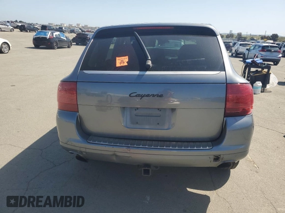 2006 Porsche Cayenne with VIN WP1AA29PX6LA21067, listed as a Copart auction lot 52188495 with 0 mi miles and Salvage Title. Bid and sale history available at carsss.com. Image 6.