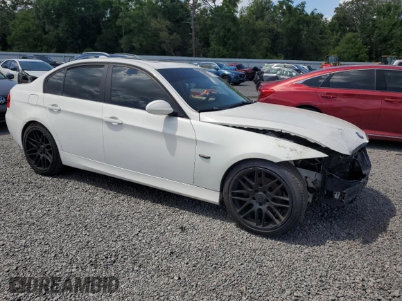 2007 BMW 3 Series 328i with VIN WBAVA33507PV66301, listed as a Copart auction lot 52763635 with 168,598 mi miles and Clean Title. Bid and sale history available at DreamBid. Image 4.