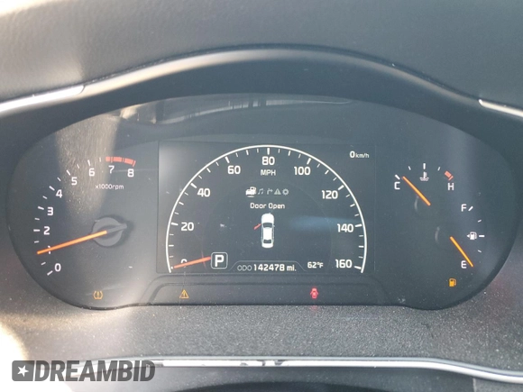 2015 Kia Cadenza Premium with VIN KNALN4D71F5186301, listed as a Copart auction lot 75397644 with 142,478 mi miles and Salvage Title. Bid and sale history available at carsss.com. Image 9.