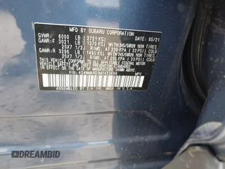 2021 Subaru Ascent Touring with VIN 4S4WMARD3M3453698, listed as a IAAI auction lot 41689786 with 32,873 mi miles. Bid and sale history available at carsss.com. Image 9.