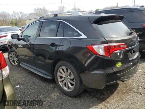 2016 Acura RDX Tech Pkg with VIN 5J8TB4H55GL001492, listed as a Copart auction lot 53953365 with 103,813 mi miles and Clean Title. Bid and sale history available at carsss.com. Image 2.