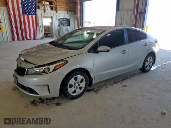 2017 Kia Forte LX with VIN 3KPFK4A77HE051280, listed as a Copart auction lot 52871635 with 161,656 mi miles and Clean Title. Bid and sale history available at carsss.com. Image 1.