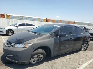 2013 Honda Civic LX z VIN 19XFB2F56DE243926, wystawiony jako Copart lot #59379185 z przebiegiem 155 333 mil mil oraz Szkoda całkowita • Salvage title. Historia ofert i sprzedaży dostępna na DreamBid. Obrazek 1.