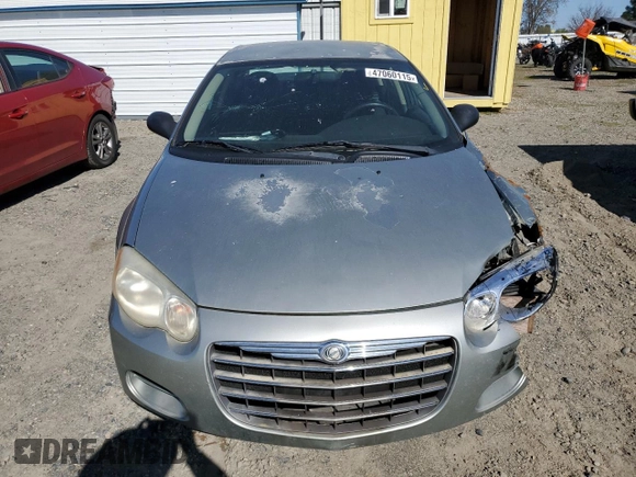 2005 Chrysler Sebring with VIN 1C3AL46J85N688024, listed as a Copart auction lot 47060115 with 177,555 mi miles and Salvage Title. Bid and sale history available at DreamBid. Image 5.